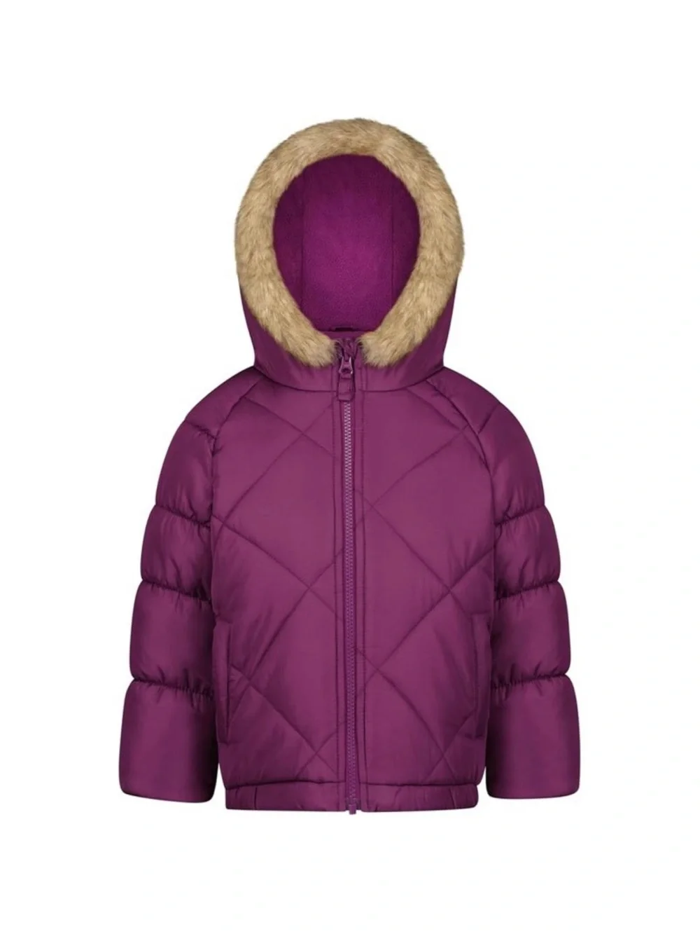 NWT OshKosh Girls 6X Ski Jacket Snow Bib Set Dark Berry